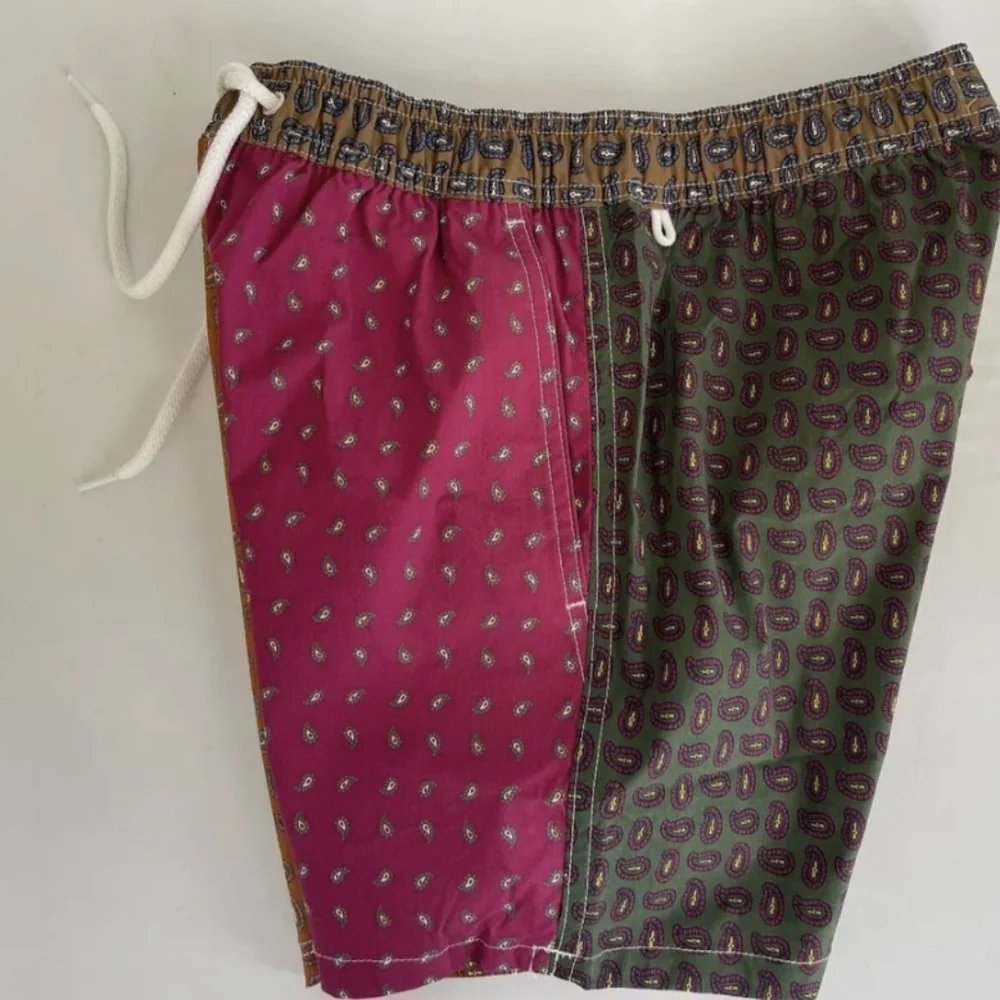 J.CREW Paisley 6 inch Swim Trunks Men's Small/Med 32-34 BNWT RETIRED $80 1 LEFT